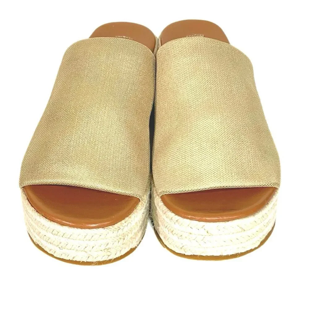 Steve Madden Tan Wedge Sandals - Picture 3 of 6